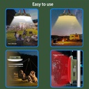 🚨 DISPLAY PIECE 🚨 7MD Camping Light, Rechargeable Multi-Functional Powerful Outdoor Light Power:80W Battery Capacity:15,600 mAh