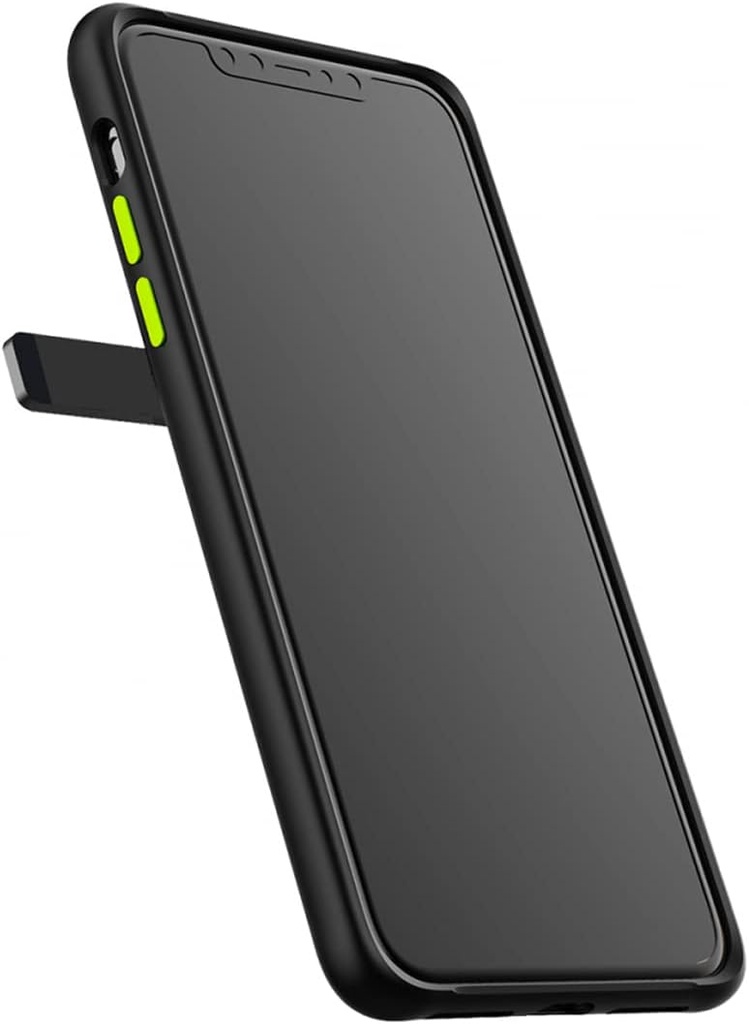 Goui Magnetic Case for iPhone X & Xs 5.8 Inch Rubber Grip Wireless Charging Compatible Protective Bumper Cover