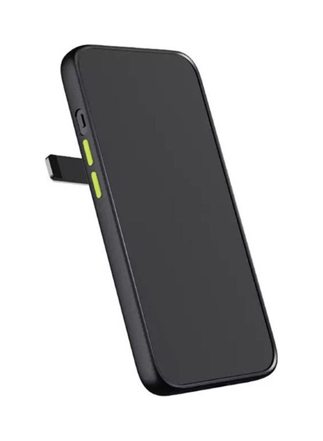 Goui Magnetic Case iPhone 15 Pro Max Shockproof Rubber Cover Wireless Charging Compatible with Magnetic Bars for Car and Home Use