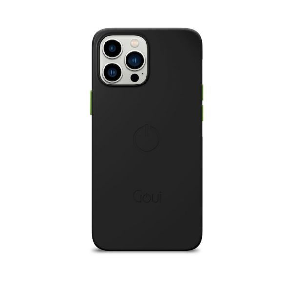Goui Magnetic Case iPhone 16 Pro Max Shockproof Soft Rubber Back Cover with Magnetic Bars Wireless Charging Compatible G-MAGENT16PM