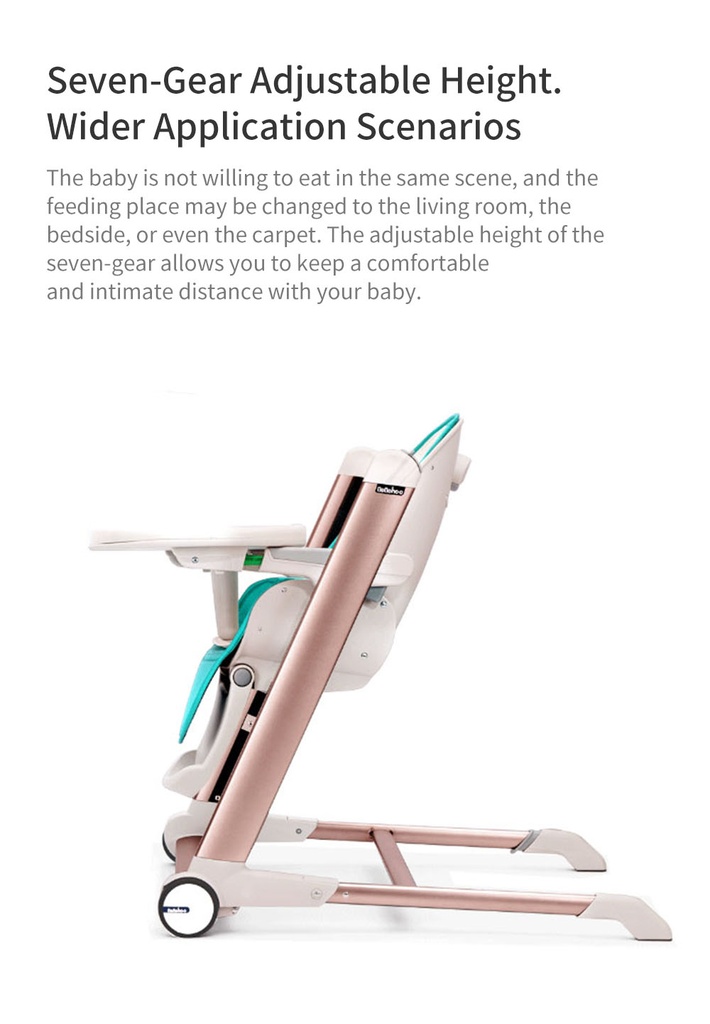 BeBehoo FD80013 Multifunctional Baby Feeding Chair With Wheels Adjustable Infant Dining Table Portable Baby Chairs Tableware From Xiaomi Youpin
