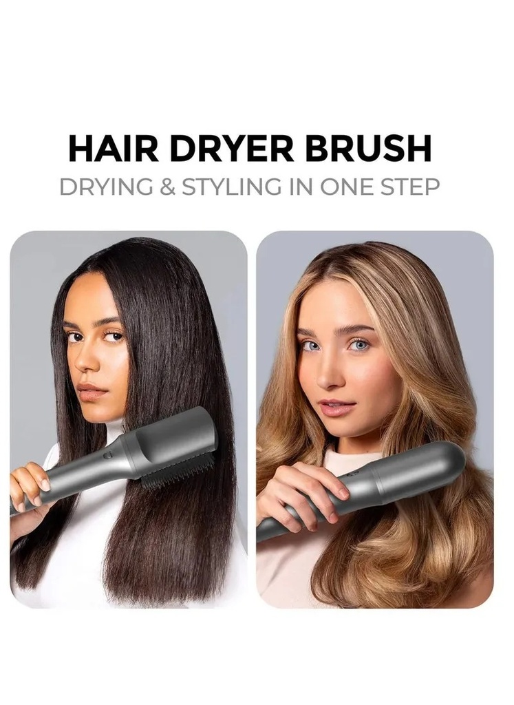TYMO AIREXCEL 3 on1 Round high speed hot air brush - grey | HC302 |