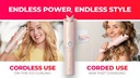 TYMO CURLGO - Cordless Auto Curling Iron 1 Inch Ceramic Barrel with T-GLOSS Coating | 759041280444 |