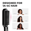 TYMO RING Hair Straightening Comb with 5 Temperature Settings and Fast Heat Up  | HC100/R |