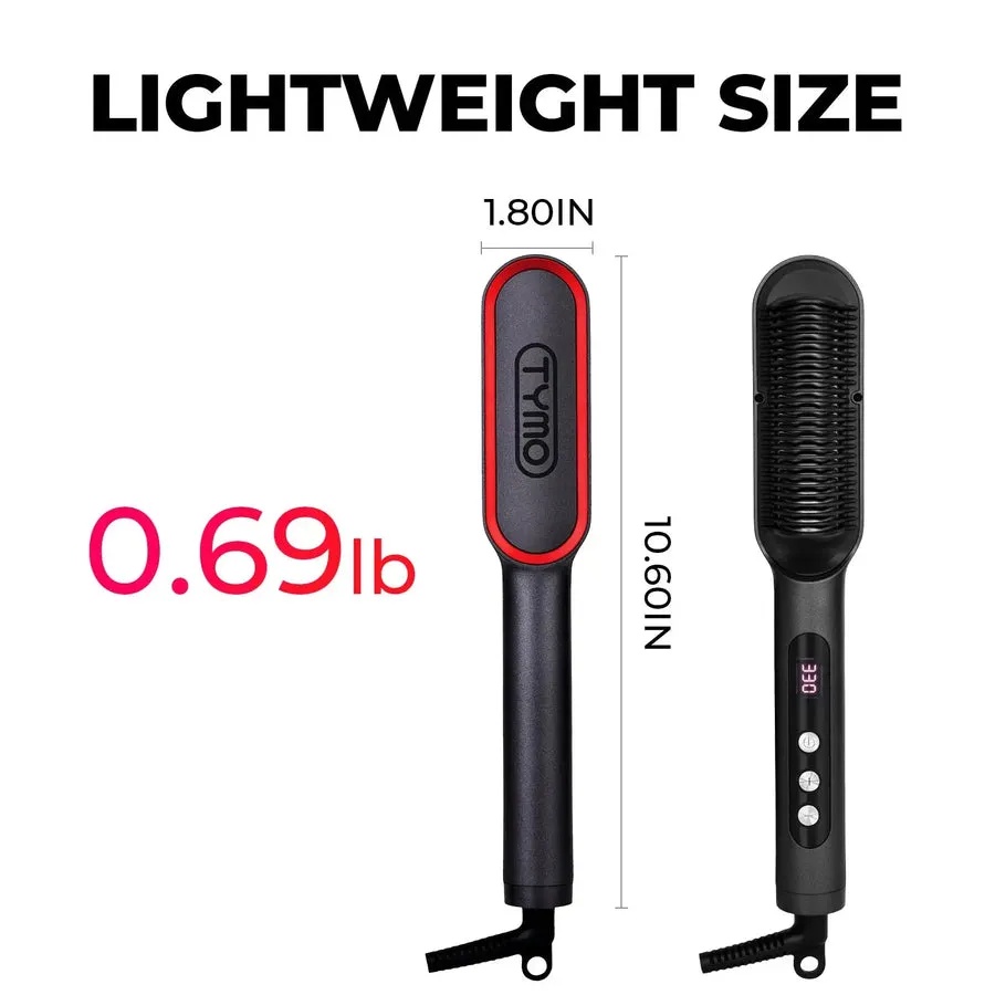 TYMO RING PLUS Ionic Hair Straightening Comb with 9 Temperature Settings - LED Display | HC103 |
