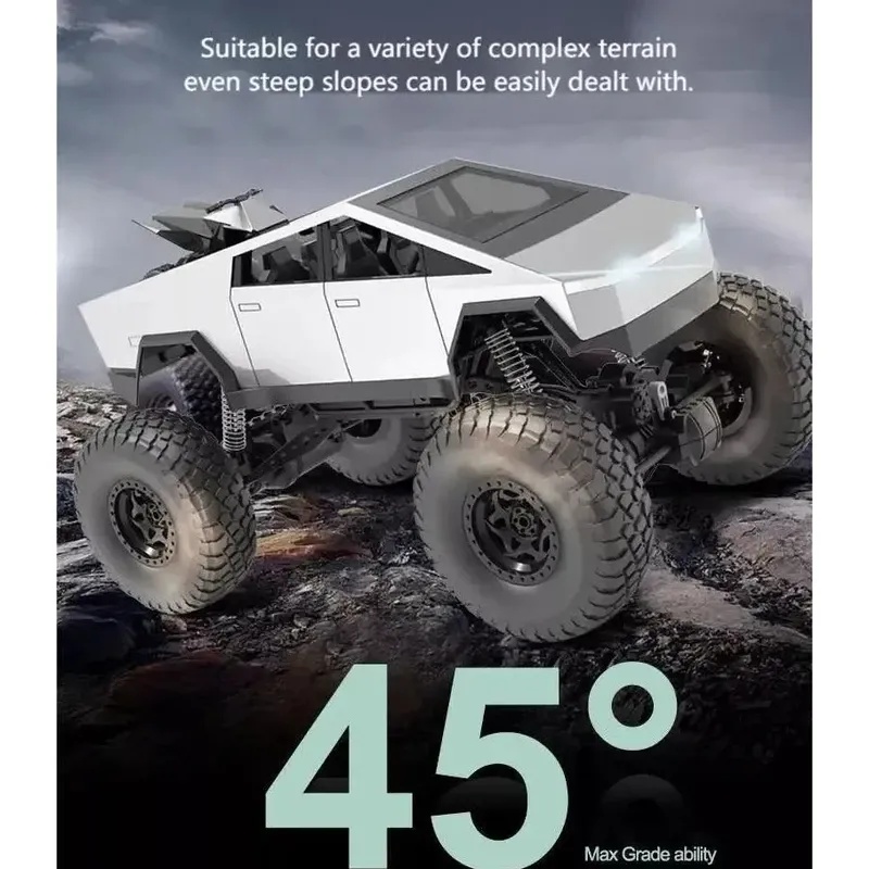 OFF-ROAD CLIMBING CAR 1:8 Scale With Remote Control - CYBER PICKUP TRUCK | YY2063 |