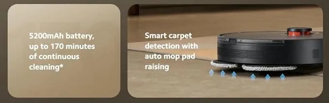 Xiaomi Robot Vacuum S20+ Cleaner – App & Wi-Fi Control with Voice Command Support | B108GL |
