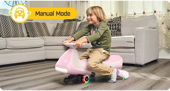 Mommy & Me Pro/Classic Electric Wiggle Car – Rechargeable Ride-On Toy with 12V Battery, PU Wheels & LED Display | MM-41625 |