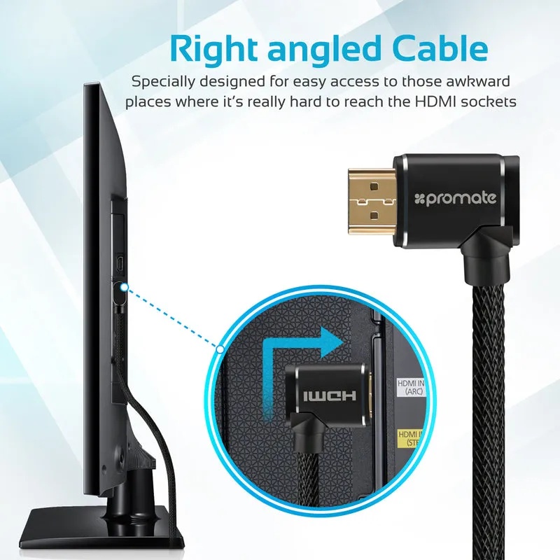 PROMATE Right Angle 4K HDMI Cable | ProLink4K1-150 |