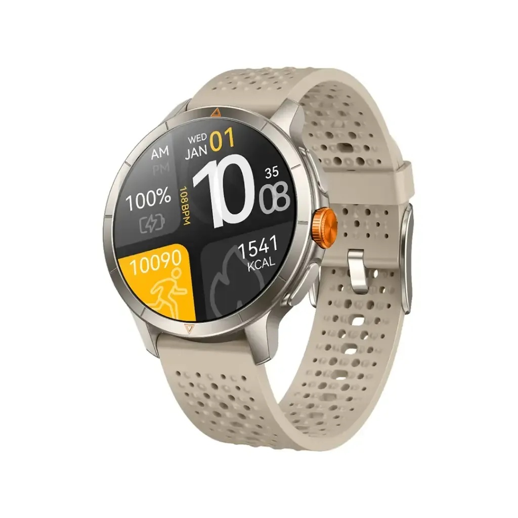 7MD GPS Pro Smart Watch | 1.6" AMOLED 480×480 HD Display | 1000nits Brightness | BT5.3 + TWS Music | Heart Rate, Sleep Tracking, Voice Record | 450mAh Battery | 5ATM Water Resistant | 7MD338 |