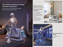 YPOO Multi-Functional Home Exercise Machine – Compact Self-Powered Elliptical with 32-Level Magnetic Resistance & Smart Display