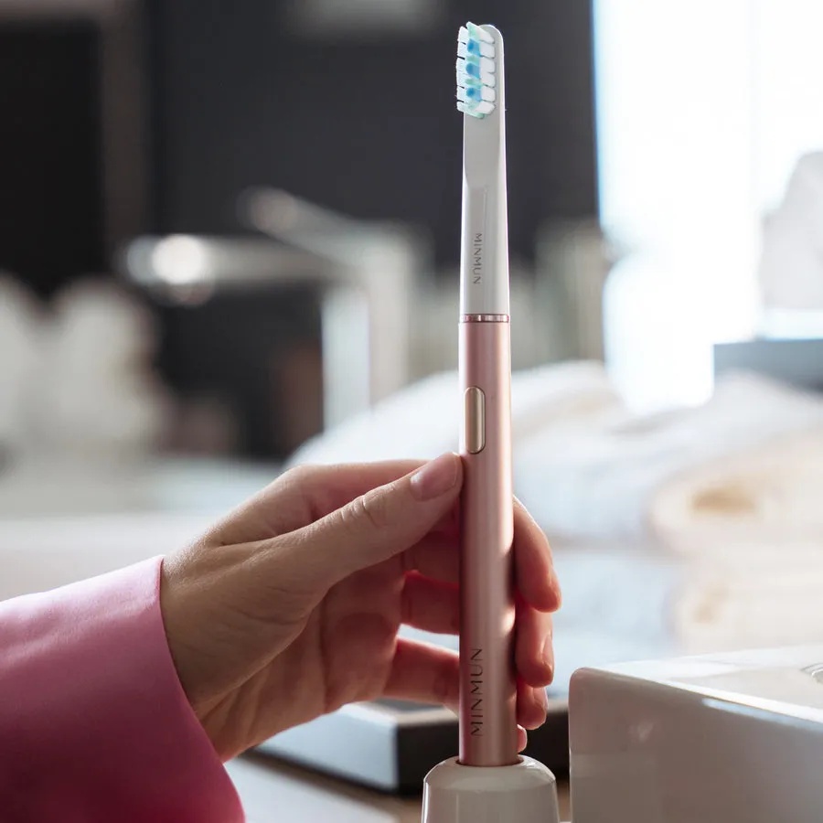 MinMun Sophistic Ultrasonic Toothbrush – Rechargeable, LED Timer, Travel-Friendly, Electric Toothbrush, IPX7 Waterproof