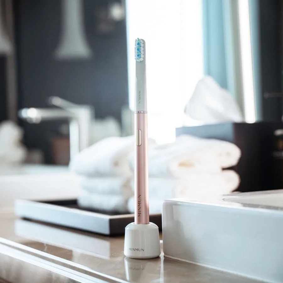 MinMun Sophistic Ultrasonic Toothbrush – Rechargeable, LED Timer, Travel-Friendly, Electric Toothbrush, IPX7 Waterproof
