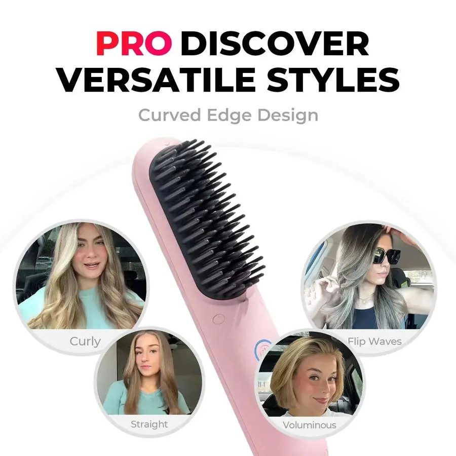 TYMO PORTA PRO Cordless Hair Straightener – Fast Charging, Lightweight, Ionic Flat Iron | HC122P |