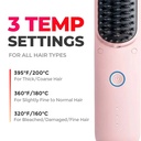 TYMO PORTA PRO Cordless Hair Straightener – Fast Charging, Lightweight, Ionic Flat Iron | HC122P |