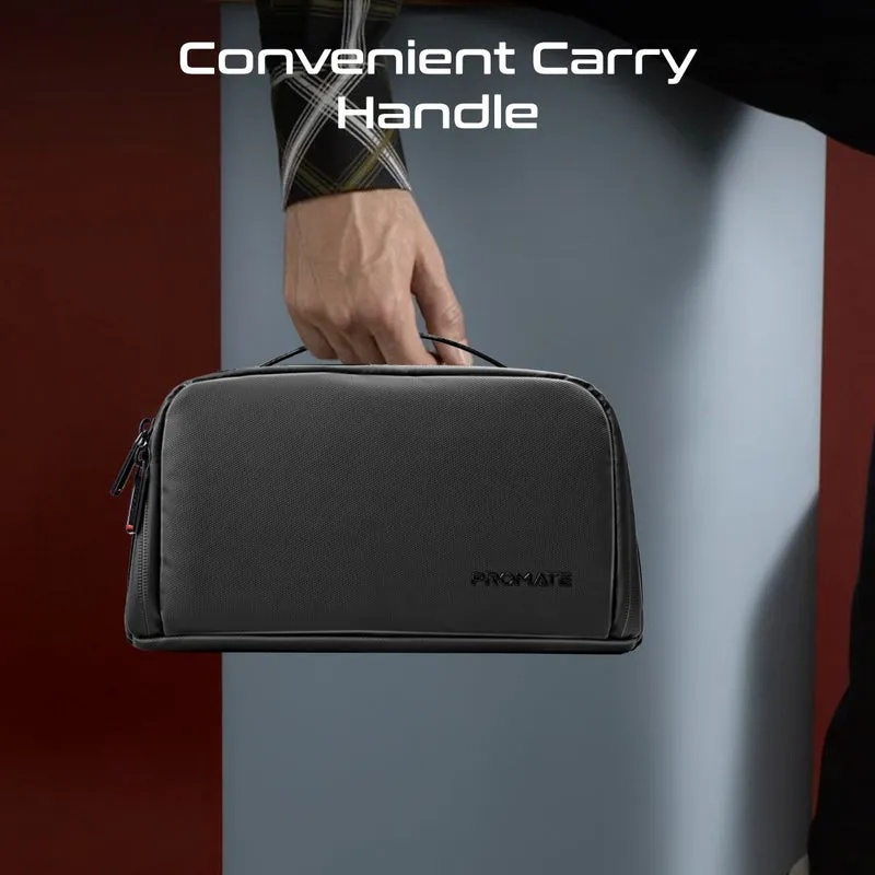 PROMATE Tech Accessory Pouch – Large Capacity, Multiple Compartments, Travel-Friendly Organizer | Velura |