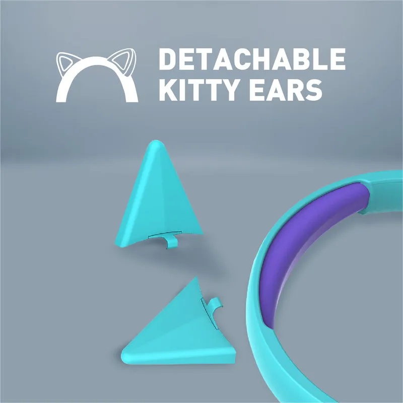 PROMATE Wired Headset – HD Stereo Sound, KidSafe Design, Dual Volume-Limited Levels | Jewel |