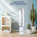 Green Lion Air Cooler – Rechargeable, Portable Leafless Design, 3 Fan Speeds, Up to 6 Hours Runtime, 8000mAh Battery | GNREAIRCOLSWH | GNREAIRCOLDWH |