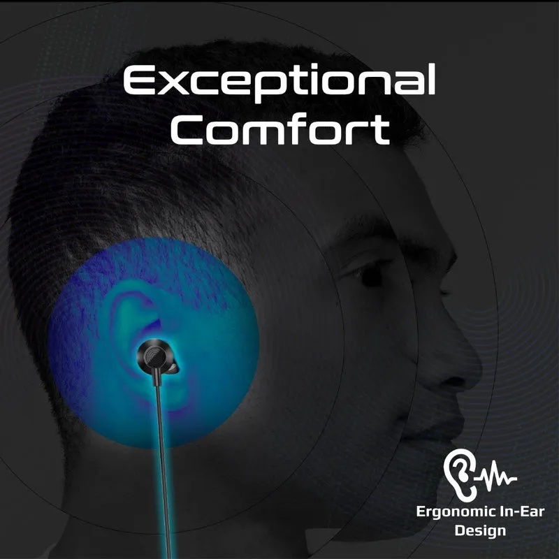 PROMATE Lightning Earphones – MFi Certified, Ergonomic In-Ear Design, 10mm Drivers, HD Sound | Vibe-LT |