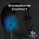 PROMATE Lightning Earphones – MFi Certified, Ergonomic In-Ear Design, 10mm Drivers, HD Sound | Vibe-LT |