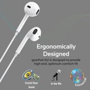 PROMATE Stereo Earbuds – Lightweight Design, 14.2mm Drivers, 3.5mm Jack, High Sensitivity | gearPod-IS2 |