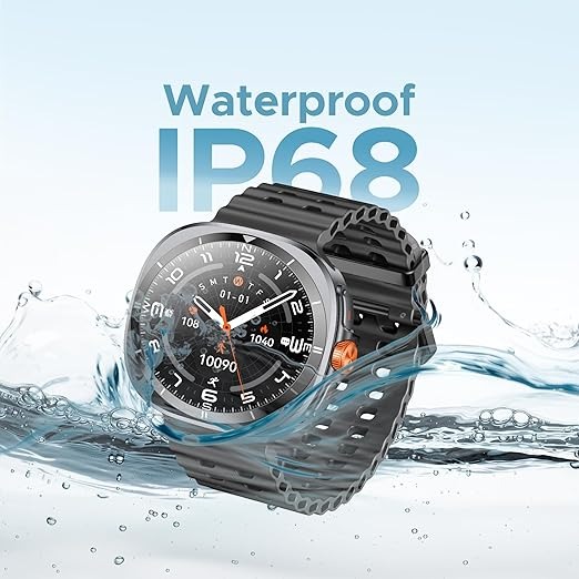 7MD Smart Watch – 1.43-Inch AMOLED Display, Bluetooth Calling, 100 Sports Modes, Blood Pressure Monitoring, IP68 Waterproof | 7MD298 |