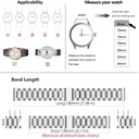 Universal Stainless Steel Watch Strap for 7MD Watch – Quick Release Band, 304 Steel Link Bracelet, Available in 16mm / 18mm / 20mm / 22mm / 24mm Sizes |