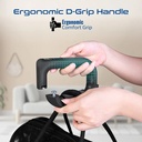 PROMATE Digital Handheld Luggage Scale – Comfort-Grip Design, High Precision, 50kg Max Capacity | Instascale-50 |