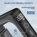 PROMATE Digital Handheld Luggage Scale – Comfort-Grip Design, High Precision, 50kg Max Capacity | Instascale-50 |