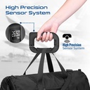 PROMATE Digital Handheld Luggage Scale – Comfort-Grip Design, High Precision, 50kg Max Capacity | Instascale-50 |