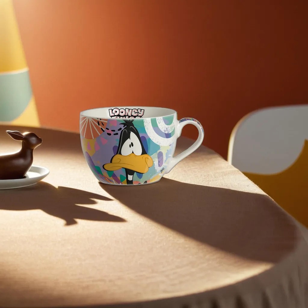 EGAN Breakfast Mug – 480ml New Bone China, Microwave & Dishwasher Safe, Available in Assorted Cartoon Designs