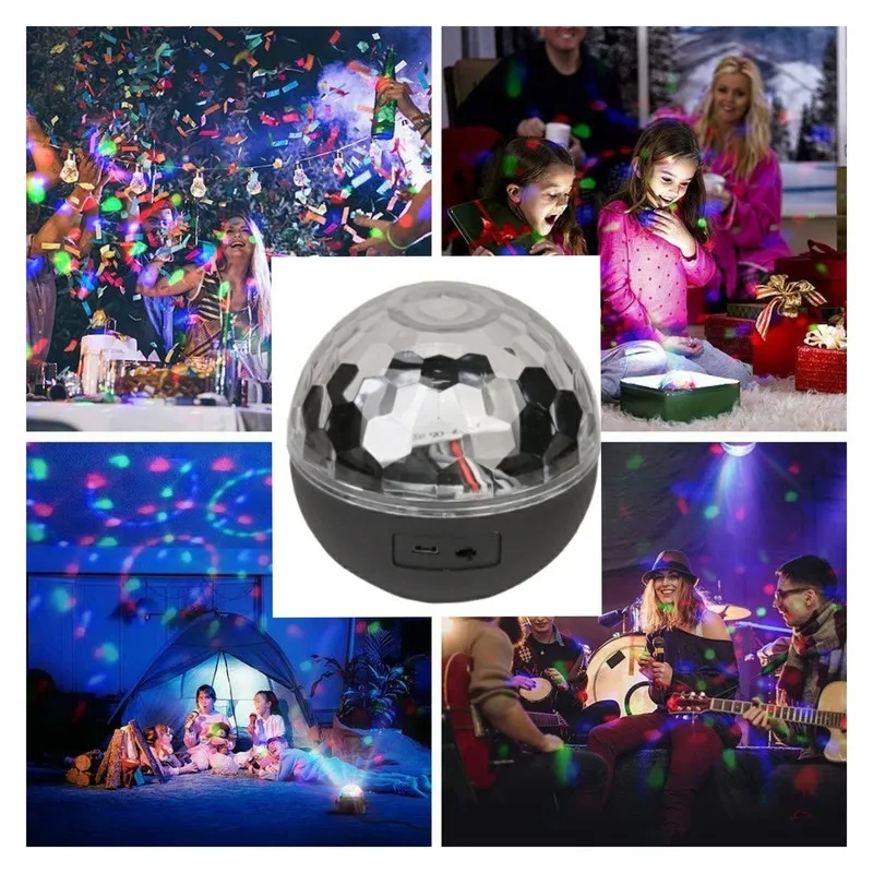 Bluetooth LED Light Mini Magic Ball – Sound & Light Night Star Lamp, Bluetooth Projector | MY‑718 |