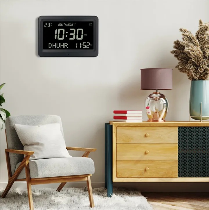7MD Azan Clock With Prayer & Azan Reminders, Temperature Display | 7MD2403 |