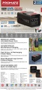 Promate Portable Power Station – 600W Output, 161000mAh LiFePO4 Battery, PD100W, 30W USB‑C, Dual AC, QC18W USB‑A, 15W Wireless Charging, Solar Input, Fast Recharge, Bluetooth App Control | PowerTank600 |
