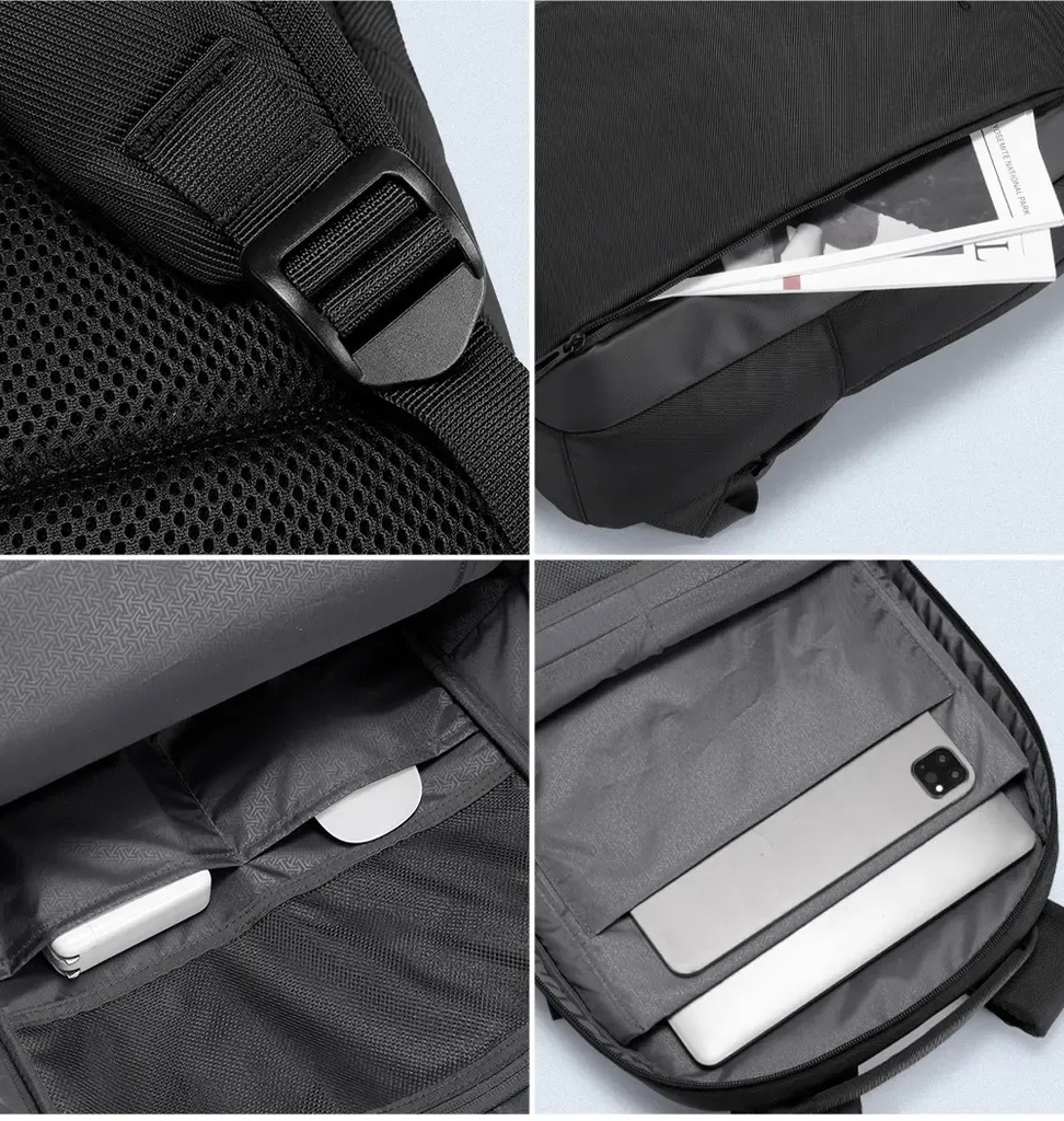 Kingsons Lightweight Waterproof Laptop Backpack – Large Travel Bag for Men, Business & Casual Use | KS25458 |