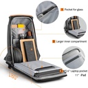 Kingsons 16L Ultra Lightweight Commuter Backpack – Compact & Laptop-Friendly Daypack, Unisex Design, Dark Grey | KS3207W |