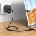 ACEFAST 1.2m USB‑C to Lightning Fast Charging & Data Cable – 30W PD, LED Display, Braided Design | C6‑01 |