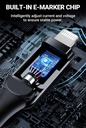 ACEFAST 1.2m USB‑C to Lightning Fast Charging & Data Cable – 30W PD, LED Display, Braided Design | C6‑01 |