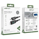 ACEFAST 1.2m USB‑C to Lightning Fast Charging & Data Cable – 30W PD, LED Display, Braided Design | C6‑01 |