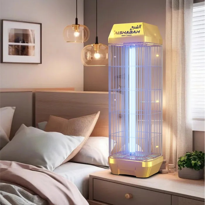 ALSHABAH GOLD Insect Killer – 3600V High-Efficiency Electric Fly Eliminator, 15W Black Light Lamp, Reflective Chip, Indoor & Outdoor Use | 6900 |