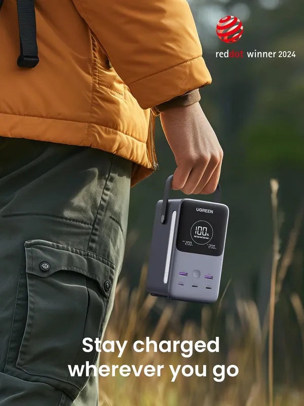 UGREEN 48000mAh Power Bank and 300W – Smart Digital Display, PD Fast Charging, Multi-Port Battery Pack | PB770