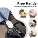 Rechargeable Baby Stroller Rocker – Electric Automatic Swing, Adjustable Speed, 40-Minute Timer, Compatible with Most Strollers