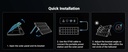 UGREEN 200W Foldable Solar Panel – 23% High Efficiency, Outdoor Solar Kit for Portable Power Stations, Includes XT60 & MC4 Cables | 15114 |