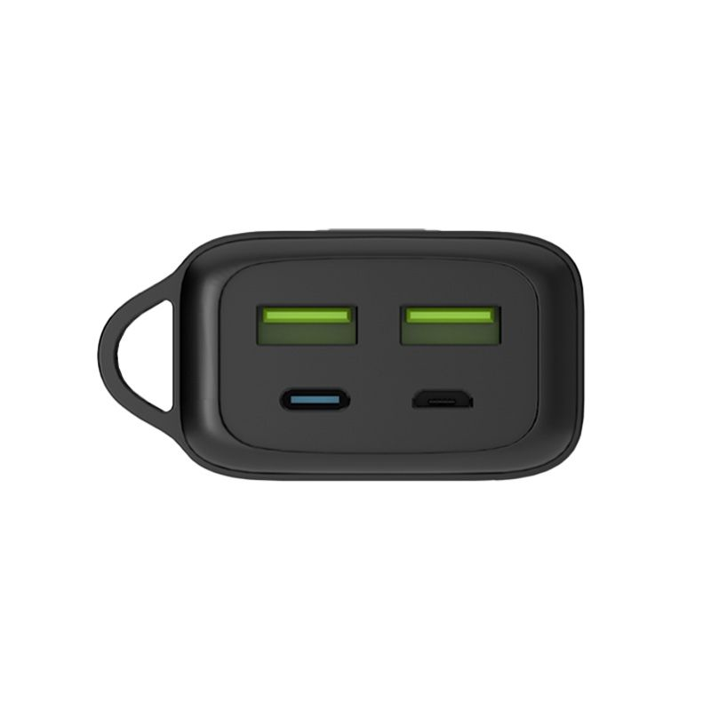 Goui 20,000mAh Torch Power Bank – LED Light, PD Fast Charging, Compact Design for Travel & Emergency Use | G-PBLED20-K |