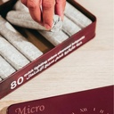 PASSAGE Micro Mini Charcoal – 80pcs, 27mm Quick Ignition, Odorless & Smokeless, Long Burning for Mini Steamers & Hair Straighteners