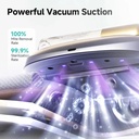 Creatulize X1 Robot Bed Vacuum Cleaner – 270nm UV‑C, 14AW Suction, 15,000 VPM, Dust Mite & Mattress Cleaner, Obstacle Avoidance, Full Coverage Path Planning, Lightweight, USB‑C Rechargeable | BOT X1 |