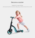 NADLE 3-in-1 Children Scooter Tricycle – Baby Balance Bike, Trike & Scooter, for Toddlers Aged 3–5 Years, Adjustable Handle Height, PU Wheels, Safety Brake, 25kg Load Capacity | TF3-1 |