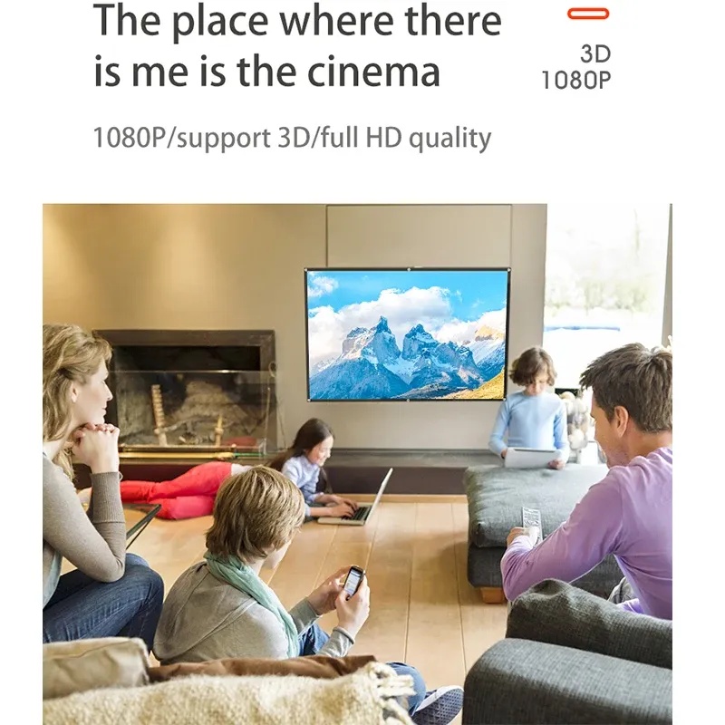 SIMPLE 100-Inch Foldable Projection Screen – No-Crease Design for Outdoor Movies, Home Theater, Office & Education | 132465 |