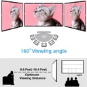 SIMPLE 100-Inch Foldable Projection Screen – No-Crease Design for Outdoor Movies, Home Theater, Office & Education | 132465 |