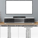 SIMPLE 100-Inch Foldable Projection Screen – No-Crease Design for Outdoor Movies, Home Theater, Office & Education | 132465 |